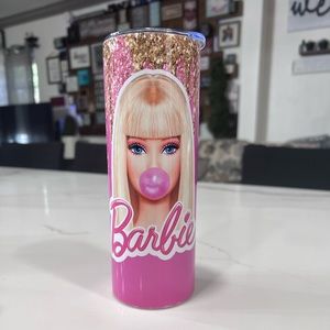 Barbie sublimation cup